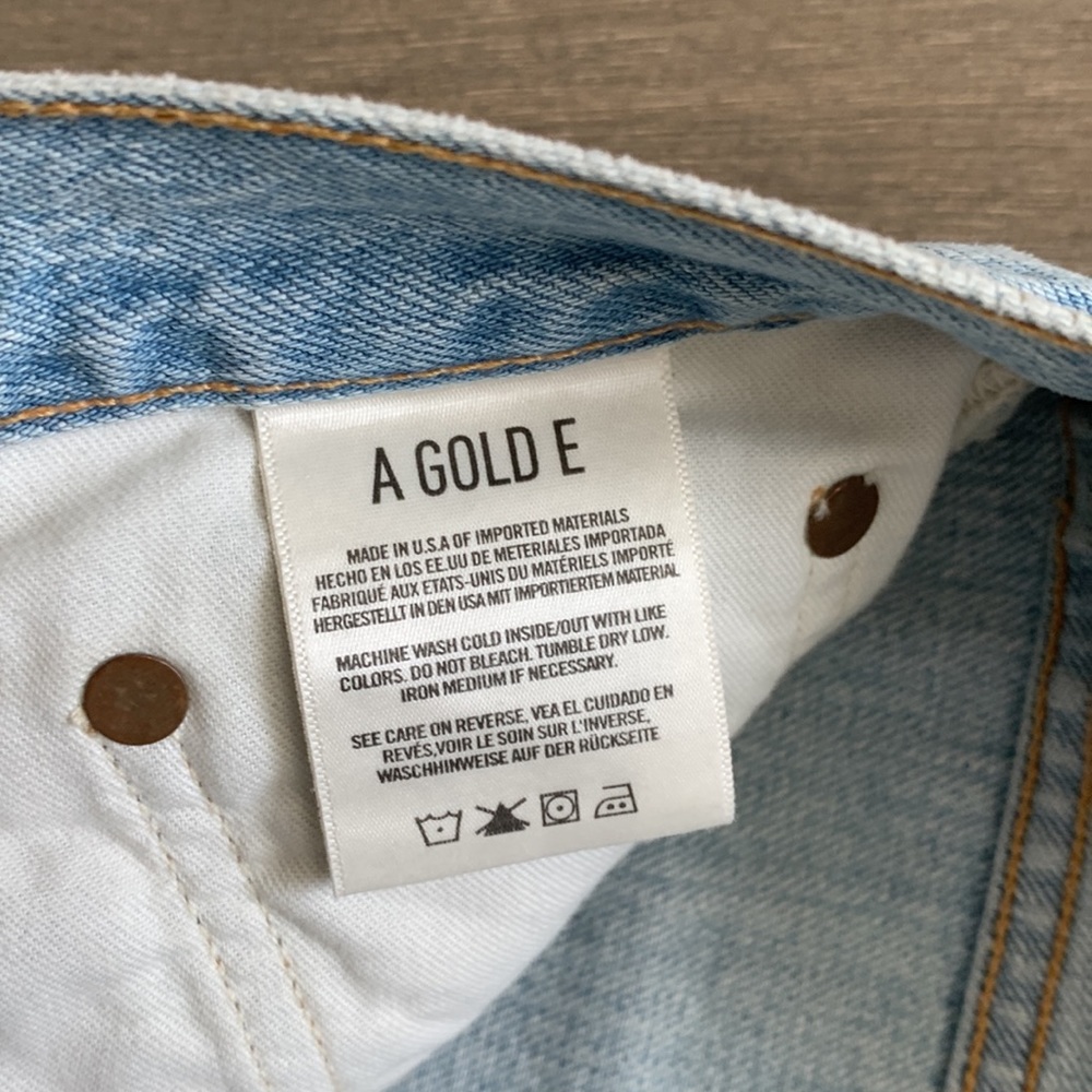 NEW Agolde Riley Ripped High Rise Jeans Size 32 - Picture 9 of 12